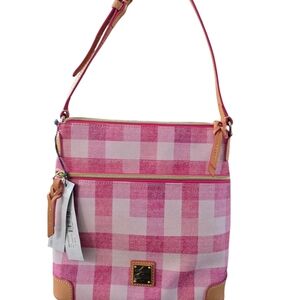 #61 Dooney & Bourke Pink Checkered Women's Bag